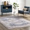 Nuloom Drina Distressed Machine Washable Area Rug 4ft x 6ft BIRV36A-406 - alternate 1